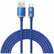 Baseus Braided USB 2.0 Cable USB-A male - USB-C Female Blue 2m (CAJY000503)