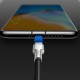 Baseus Braided USB 2.0 Cable USB-A male - USB-C Female Black/Silver 25cm (CAKF000001)