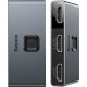 Baseus HUB Matrix Two-Way HDMI Switcher Space Grey