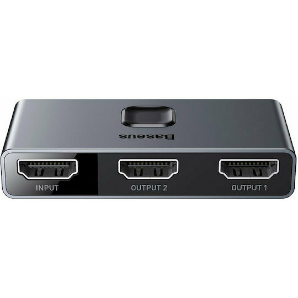 Baseus HUB Matrix Two-Way HDMI Switcher Space Grey