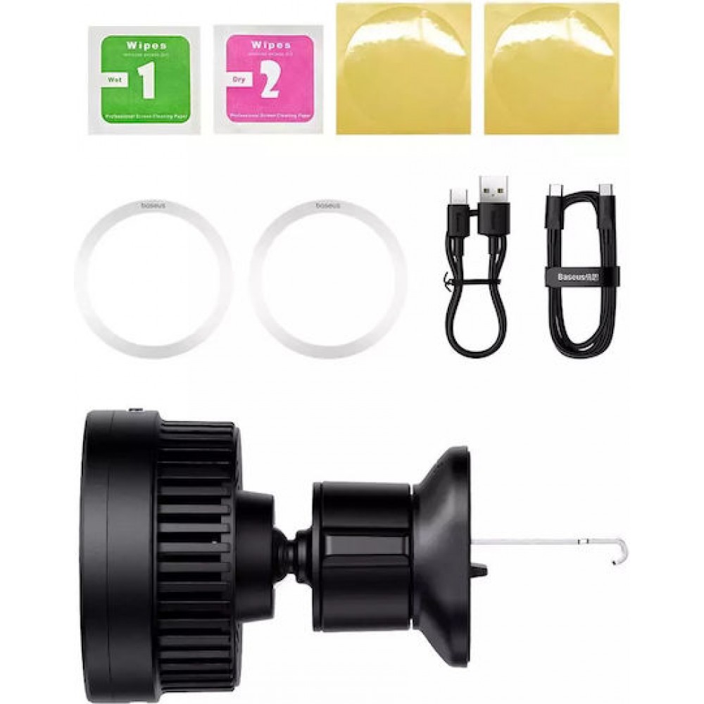 Baseus MagPro Wireless Car Charger 15W Black