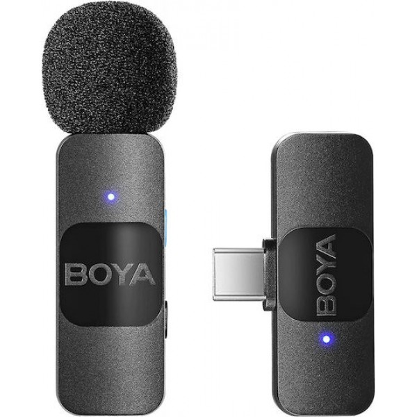 Boya BY-V10 Type-C Wireless Microphone Black