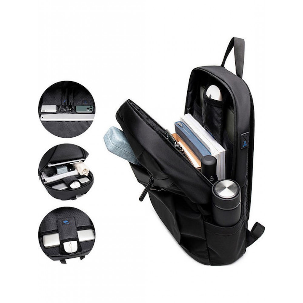 Golden Wolf GB00400 Σακίδιο Πλάτης Black