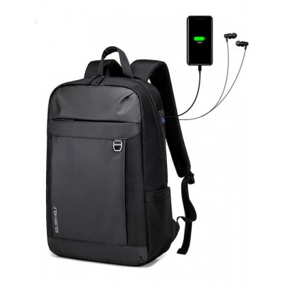 Golden Wolf GB00400 Σακίδιο Πλάτης Black