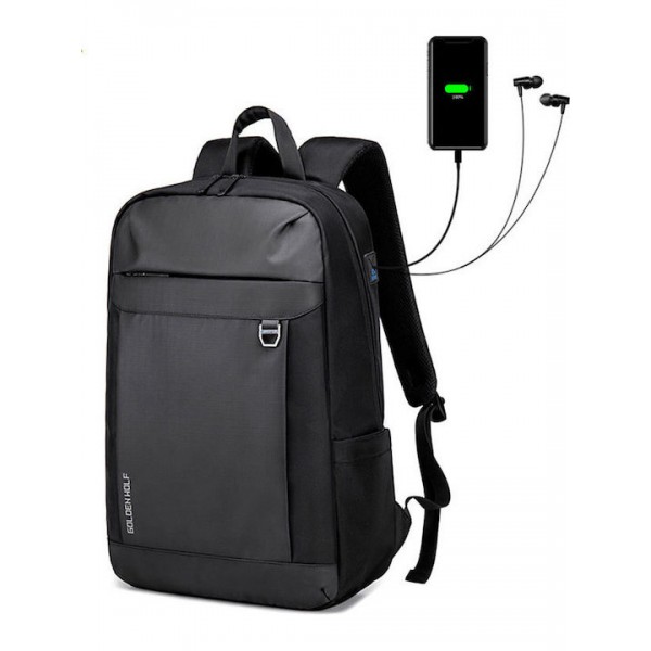 Golden Wolf GB00400 Σακίδιο Πλάτης Black