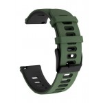 Dual Color Λουράκι Σιλικόνης Army Green/ Black (Xiaomi Redmi Watch 5 Active, Xiaomi Redmi Watch 5 Lite)
