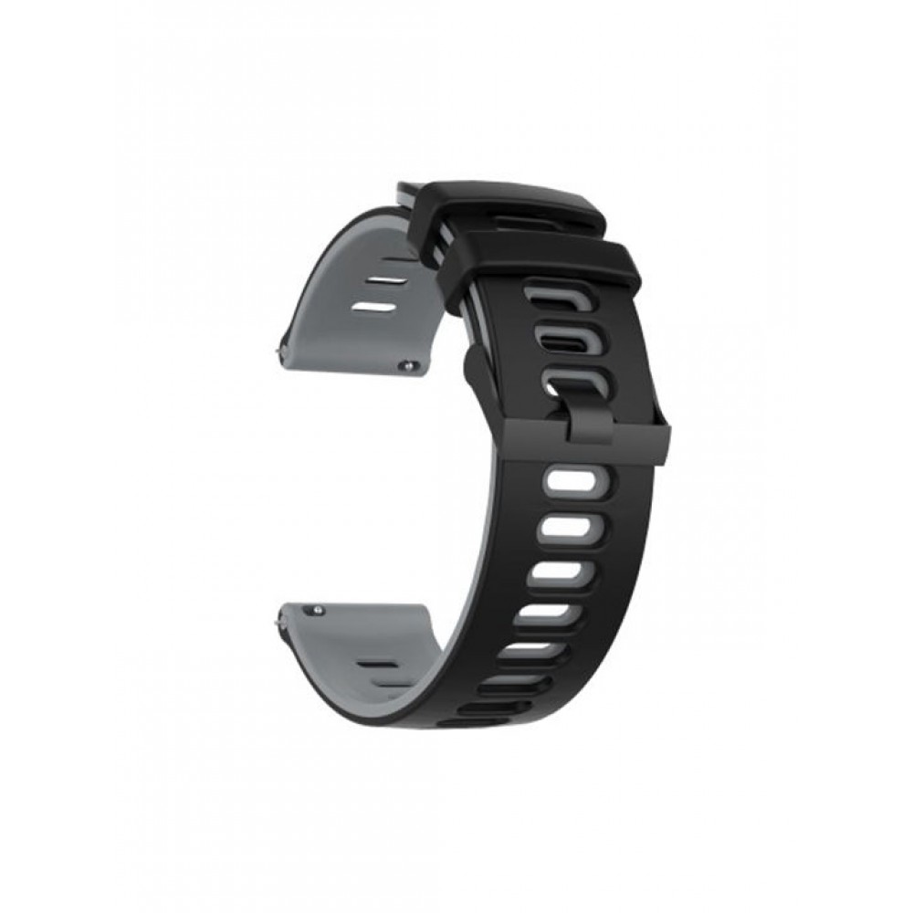 Dual Color Λουράκι Σιλικόνης Black/ Grey (Xiaomi Redmi Watch 5 Active, Xiaomi Redmi Watch 5 Lite)