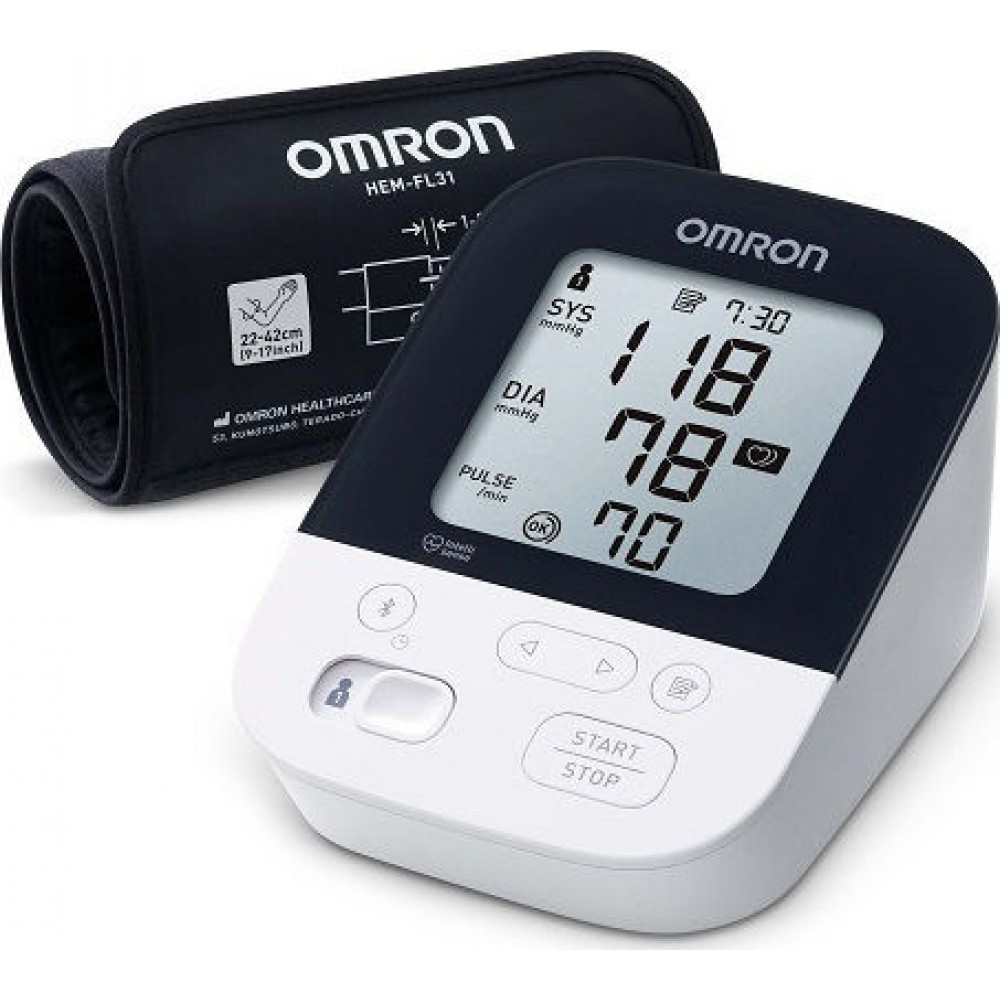Omron M4 Intelli IT Ψηφιακό Πιεσόμετρο (HEM-7155T) White