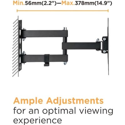 Powertech Βάση Τηλεόρασης για Οθόνες Τοίχου 23-43" PT-1129 Powertech Βάση Τηλεόρασης για Οθόνες Τοίχου 23-43" PT-1129