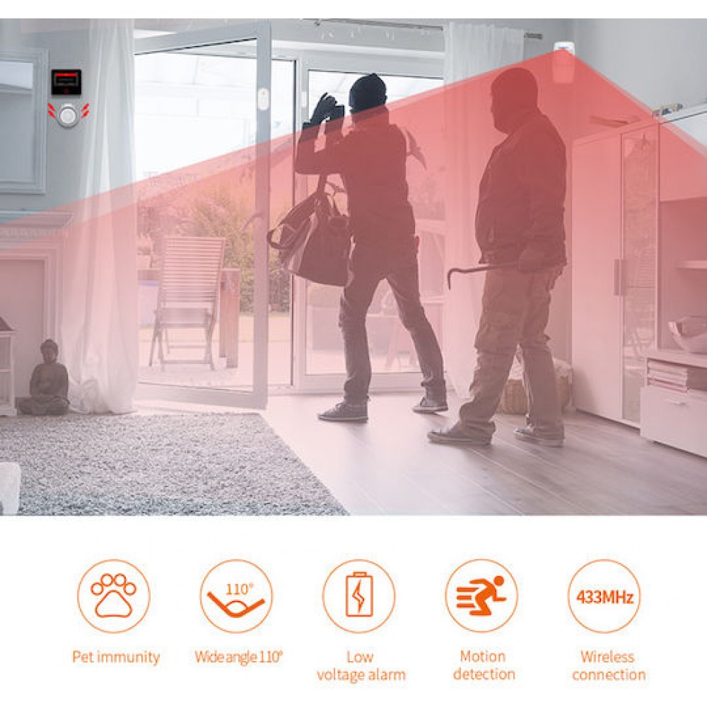 Powertech PT-1134 Motion Detector White