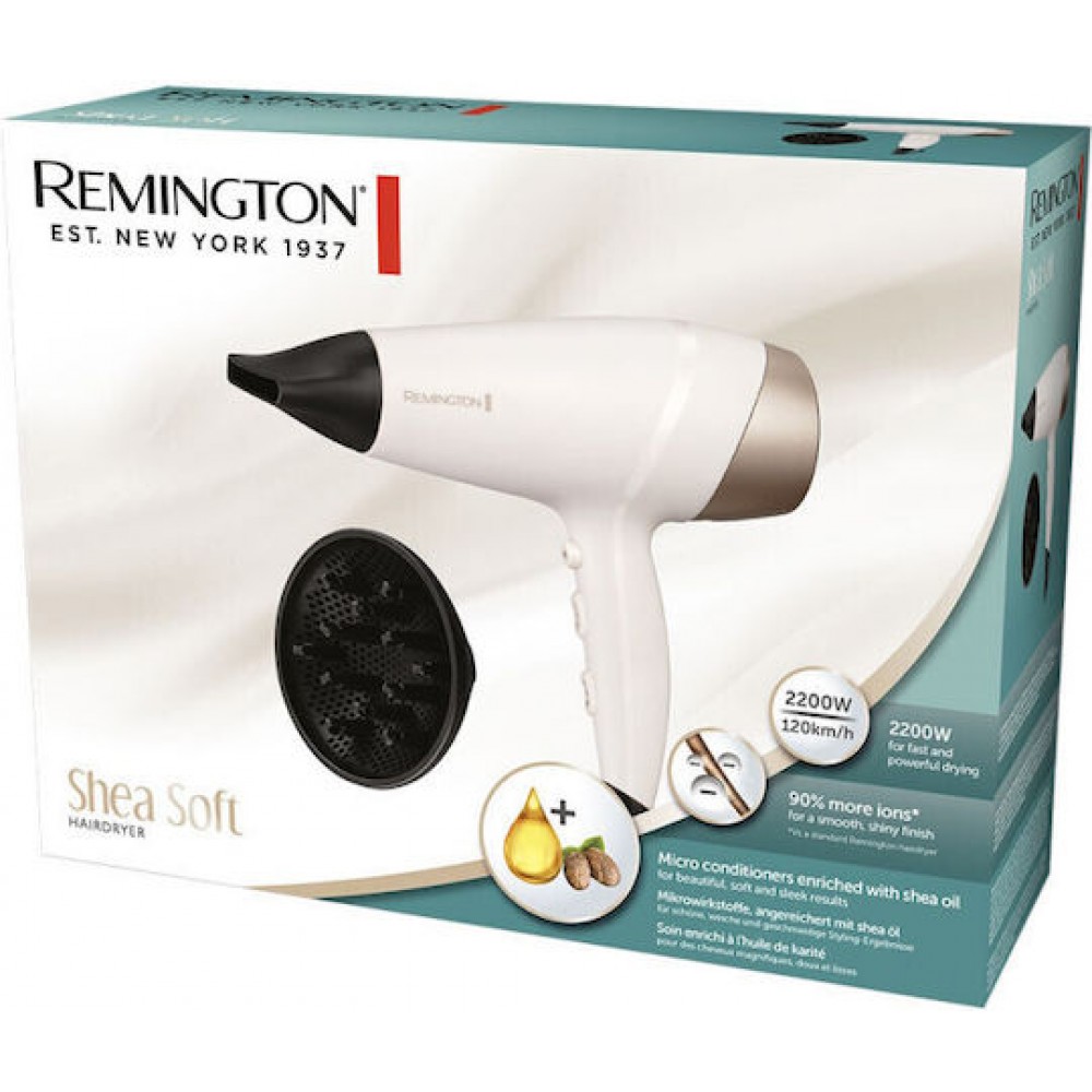 Remington Shea Soft Hair Dryer 2200W D4740 White