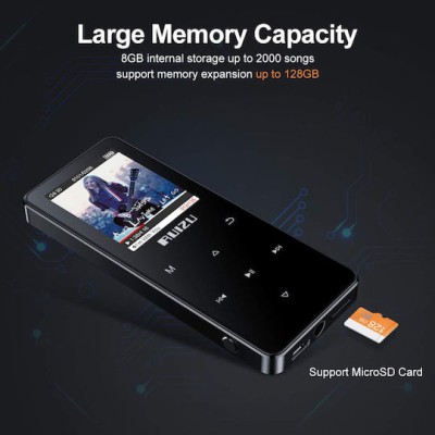 Ruizu D51 MP3 Player (8GB) Black	
