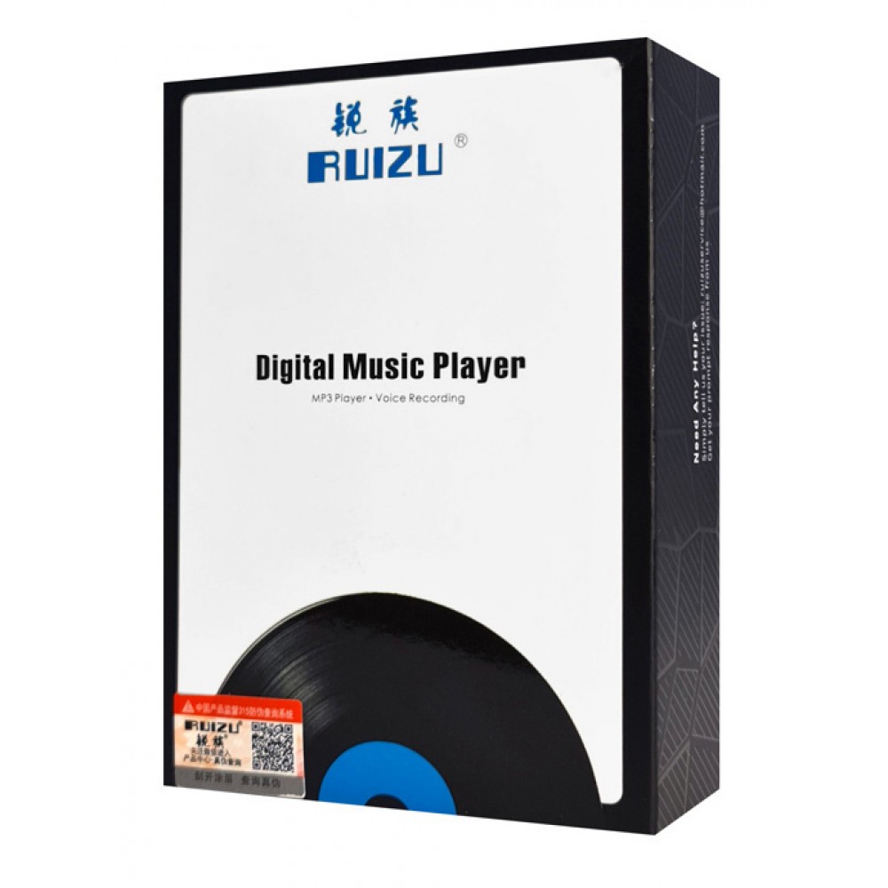 Ruizu M6 MP3 Player (8GB) Black