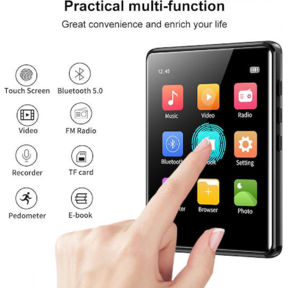 Ruizu M6 MP3 Player (8GB) Black