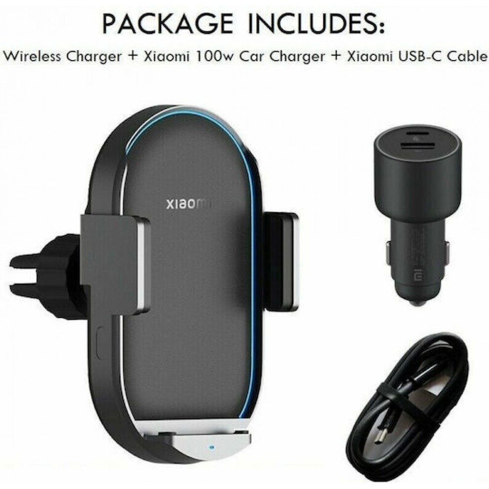 Xiaomi Wireless Car Charger 50W Black (BHR6748GL)