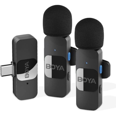 Boya BY-V20 Type-C Wireless Microphone Black