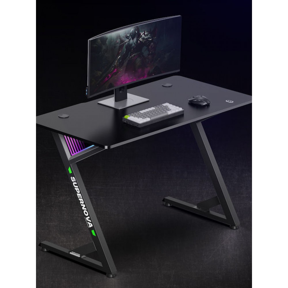 Brateck Gaming Γραφείο GMD14-1 Black