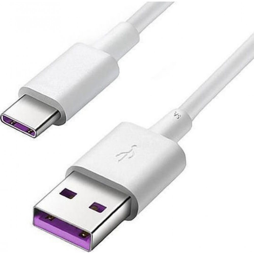 Huawei AP71 USB 2.0 Cable USB-C male - USB-A male Λευκό 1m Bulk