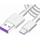 Huawei AP71 USB 2.0 Cable USB-C male - USB-A male Λευκό 1m Bulk