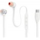 JBL T310C In-ear Handsfree με Βύσμα Type-C Λευκό