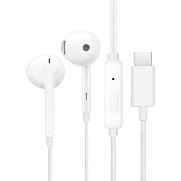 OnePlus Half In-Ear Handsfree με Βύσμα USB-C Λευκό