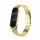 Λουράκι Stainless Steel Gold (Mi Band 3/4)