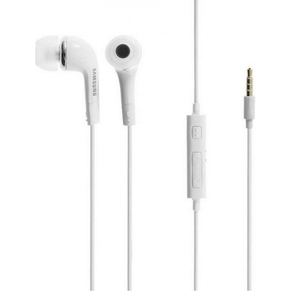 Samsung EHS64 Earbuds Handsfree με Βύσμα 3.5mm Λευκό Bulk