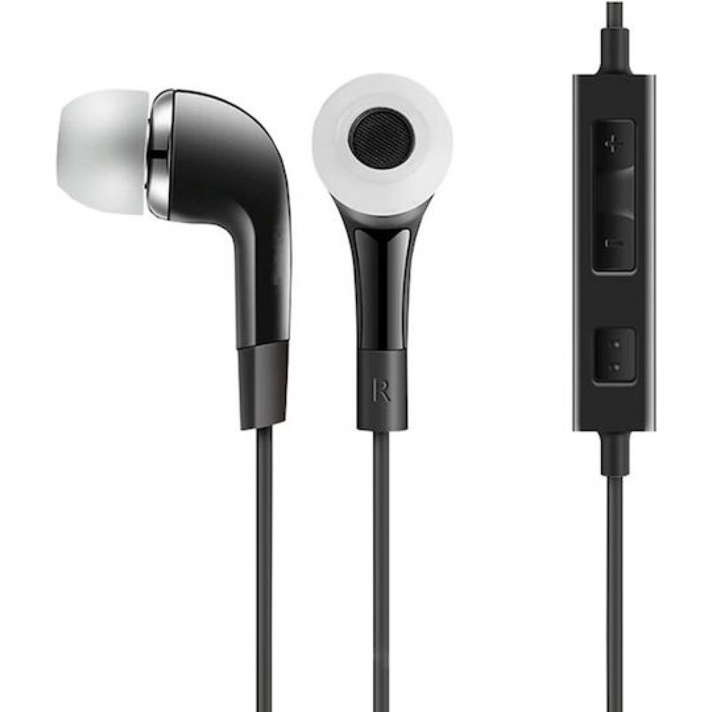 Samsung EHS64 Earbuds Handsfree με Βύσμα 3.5mm Μαύρο Bulk