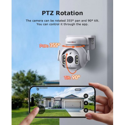 Sectec ST-515C-3M-TY IP Camera Without Panel White 