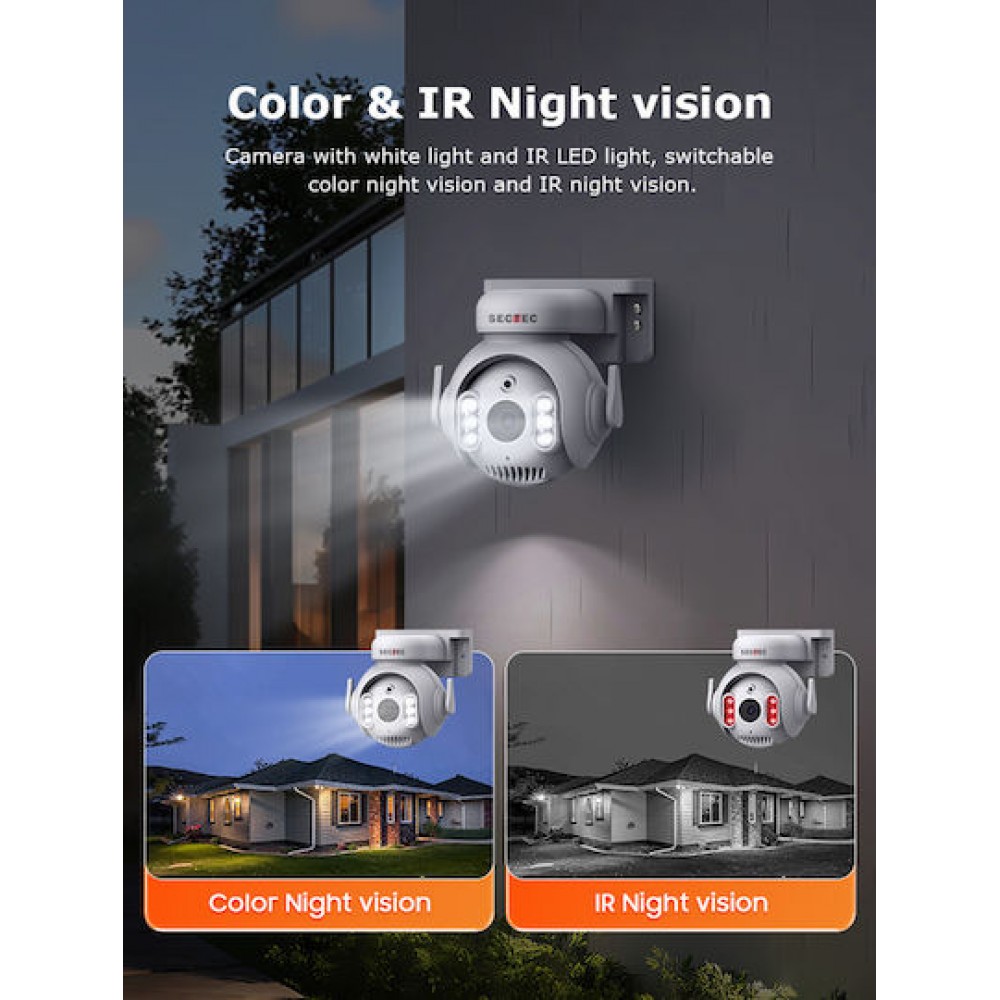 Sectec ST-515C-3M-TY IP Camera Without Panel White 