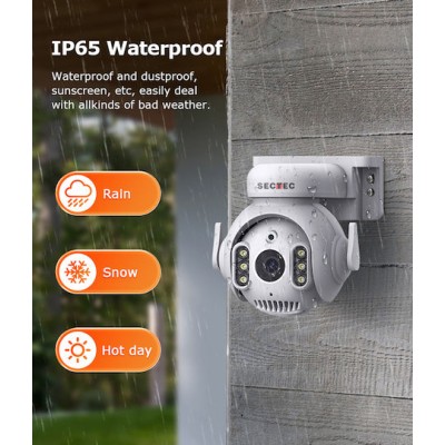 Sectec ST-515C-3M-TY IP Camera Without Panel White 