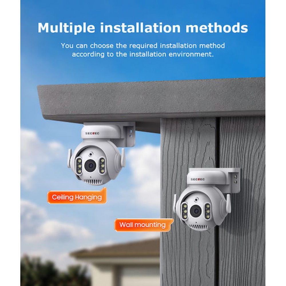 Sectec ST-515C-3M-TY IP Camera Without Panel White 