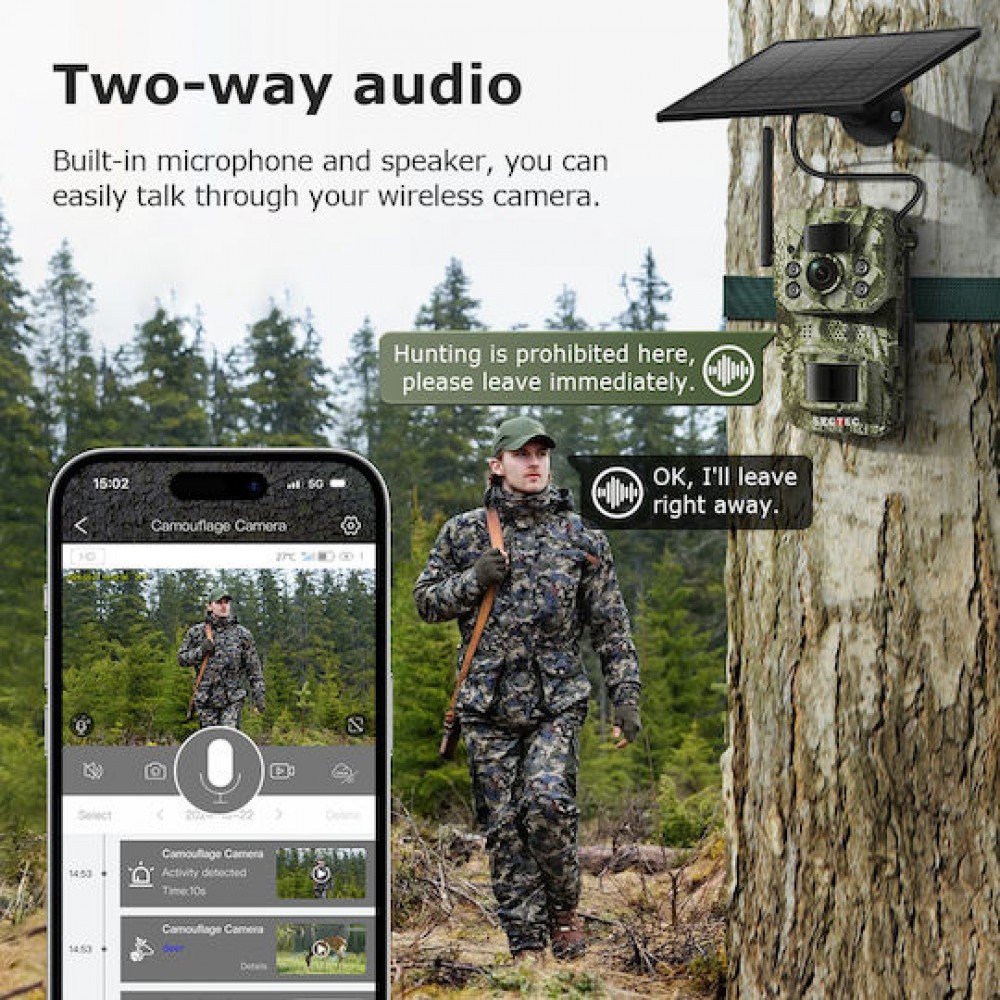 Sectec ST-HC809 4G IP Camera Black