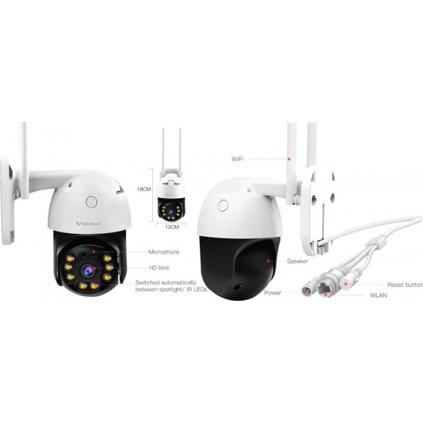 Vstarcam CS64 IP Camera White