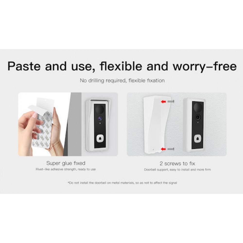 Vstarcam Smart Doorbell with Camera DB6 White