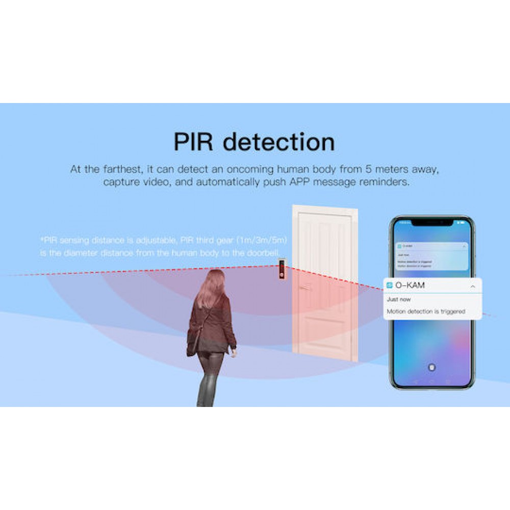 Vstarcam Smart Doorbell with Camera DB6 White