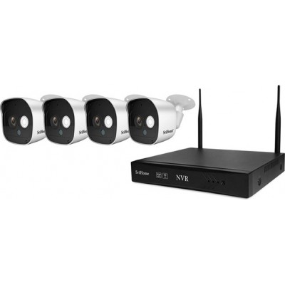 Sricam NVS-002 4-Channels NVR + 4X 1080P Wireless Waterproof