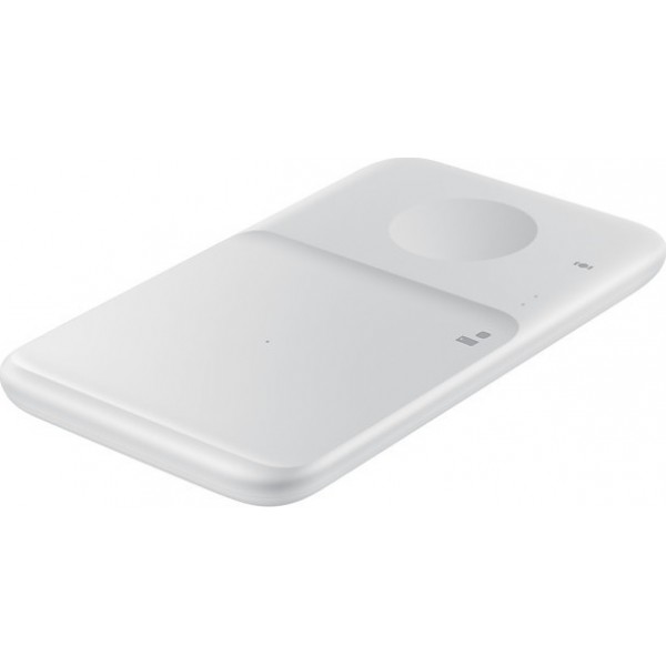 Samsung Wireless Charging Pad (Qi) Λευκό Without Travel Adapter (Duo)