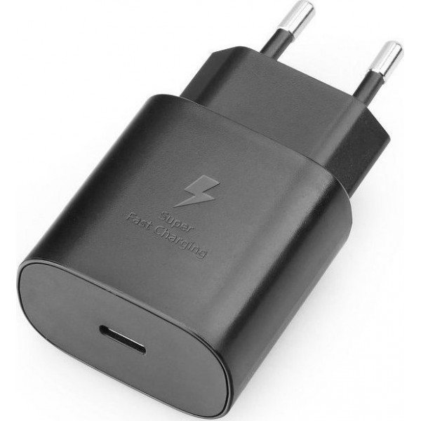 Samsung 25W USB-C Wall Adapter Μαύρο (EP-TA800EB) Bulk