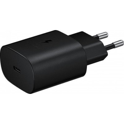 Samsung USB-C Wall Adapter Μαύρο (EP-TA800EB) Bulk