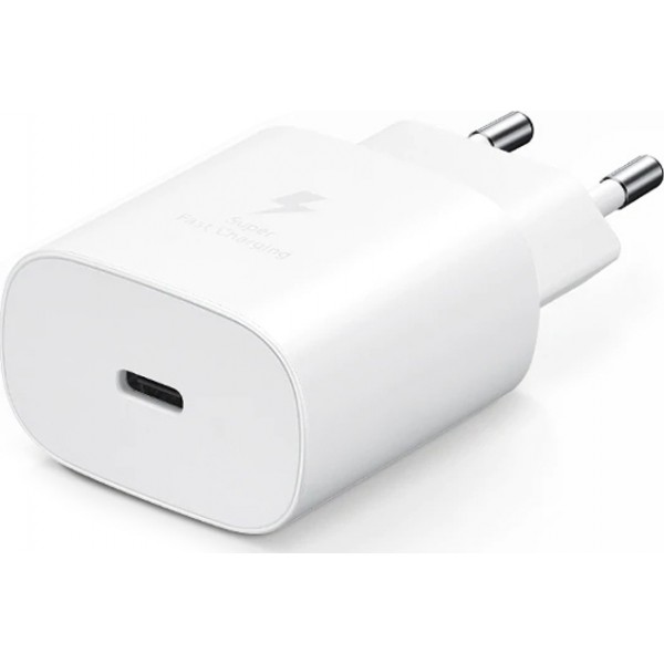 Samsung 25W USB-C Wall Adapter Λευκό (EP-TA800EWE) Bulk