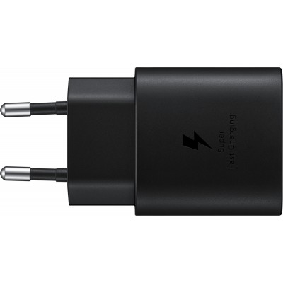 Samsung USB-C Wall Adapter Μαύρο (Fast Travel Charger 25W) Retail