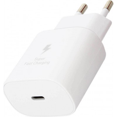 Samsung USB-C Wall Adapter Λευκό (Fast Travel Charger 25W) Retail