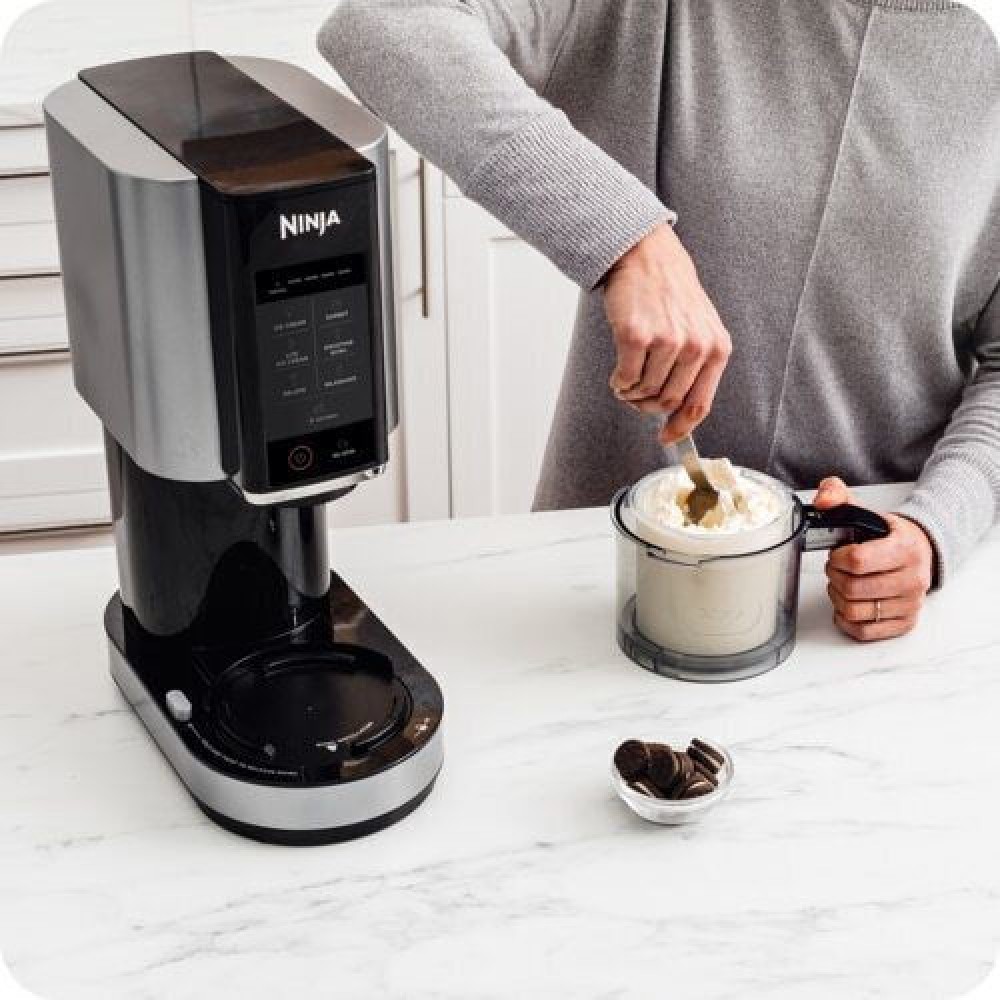 Ninja CREAMi Ice Cream & Frozen Dessert Maker 2x473ml Black / Silver