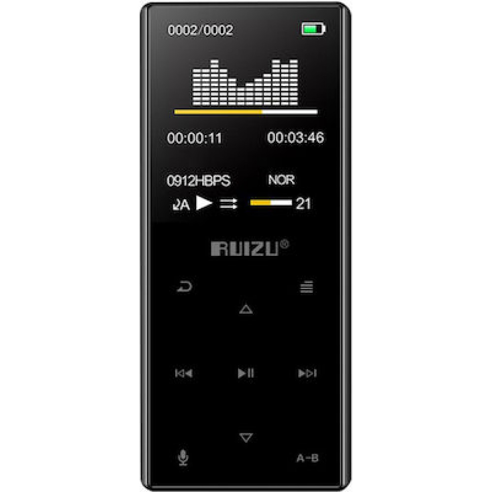 Ruizu D29 MP3 Player (16GB) Black