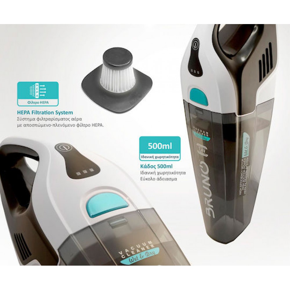 Bruno BRN-0131 Vacuum Cleaner Mini 7.4V Black