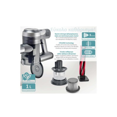 Bruno BRN-0160 Vacuum Cleaner 2 in 1 200W Silver