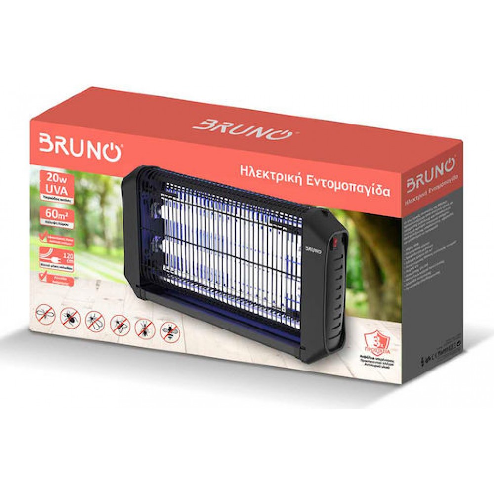 BRUNO BRN-0186 Ηλεκτρική Εντομοπαγίδα Εσωτερικού Χώρου 20W 
