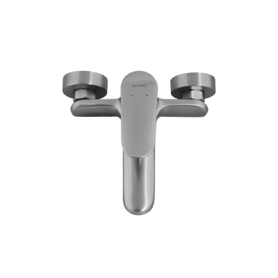 BRUNO M31570-235C Μπαταρία Τοίχου Μπάνιου Silver