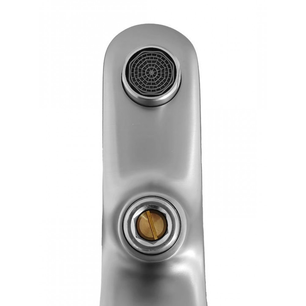 BRUNO M31570-235C Μπαταρία Τοίχου Μπάνιου Silver